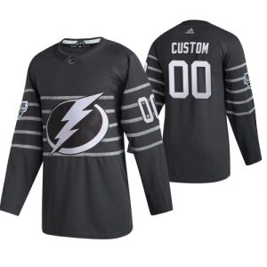 Tampa Bay Lightning Trikot #00 Benutzerdefinierte Grau 2020 NHL All Star